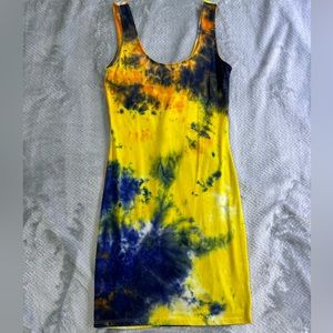 Multi color mini dress